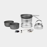 Trangia Gaskök 25 Large, 2100 W + 2 kittlar, 1 stekpanna i HA / hårdanodiserad aluminium vindskydd UL UltraLight-aluminium kaffepanna griptång rem, Power Gas (230 gram)