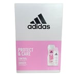 Adidas Protect and Care Set 2PC - 250ml Shower Milk + 150ml Anti-Perspirant