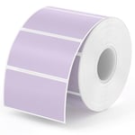 MUNBYN 57mmx32mm Purple Direct Thermal Labels, Self-Adhesive Address Shipping Thermal Stickers, BPA&BPS Free Purple Square Label for Thermal Label Printer-1 Roll,1000 Labels