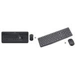 Logitech MK540 Clavier et Souris sans Fil Ensemble - Autonomie Longue Durée - AZERTY - Noir & Wireless Combo MK235 Ensemble Clavier AZERTY