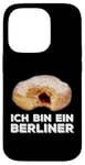 Coque pour iPhone 14 Pro Discours d'Ich Bin Ein Berliner Jelly Donut Cold War