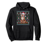 Ugly Coyote Lovers Xmas Sweater Santa Christmas Pullover Hoodie