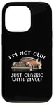 Coque pour iPhone 13 Pro Graphisme cadeau de voiture vintage I'm Not Old I'm Classic with Style