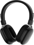 Casque Bluetooth Sans Fil Enfant,Casque Audio Avec Jack,Casque Bluetooth 5.4 Pliable,Volume Limite 85/94Db,50 Heures De Travail,Reglable,Headphones Sans Fil Pour Etude,Voyage(Noir)