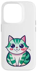 Coque pour iPhone 14 Pro Joli chat japonais, t-shirt japonais, chat manga