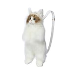 CU-MATE Cute Plush Animal Cat Backpack Multiple Fashion Shoulder Bags Crossbody Gifts With Adjustable Straps for Women Girl Boy Kid (Muppet Cat Backpack), Muppet Cat Backpack, M, Fashion