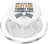 It's a Slot Car Thing Minicar Slot Car RC Car Slotcar PopSockets PopGrip for MagSafe