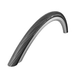 Schwalbe Lugano Hs471 Rigide Pneu vélo Mixte Adulte, Noir, 25-622 / 28x1.00