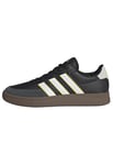 adidas Homme Breaknet 2.0 Shoes Chaussures, Core Black/FTWR White/Yellow, 36 2/3 EU