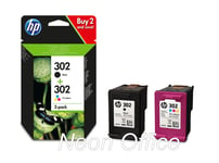 HP 302 Black & Colour Ink Cartridge Combo Pack For ENVY 4525 Printer