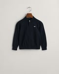 GANT - Shield cardigan i bomull til barn  evening blue