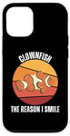 iPhone 13 Vintage Clownfish The Reason I Smile Vintage Clownfish Lover Case