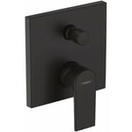 Hansgrohe Vernis Shape - Mitigeur de baignoire encastré, noir mat 71468670