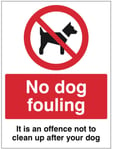 Caledonia Signs No dog fouling It is an offence not to clean up after your dog