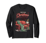 This Is My Christmas Movie Watching Shirt Funny Holiday Tee Long Sleeve T-Shirt