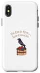 Coque pour iPhone X/XS Funny The End is near, Send Chocolate Design