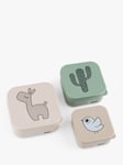 Done by Deer Lalee Snack Box, Pack of 3, Sand/Green