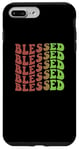 iPhone 7 Plus/8 Plus Blessed, Repeated Word Christmas Case