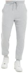 Tronjori Pantalon de survêtement Taille Haute pour Homme - Automne et Hiver - Pantalon de Jogging athlétique - Pantalon de détente - Taille élastique, Gris, Taille XL