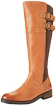 Hush Puppies Women's Carla Knee High Boot, Brown, 5 UK