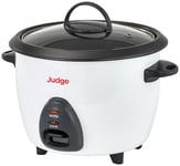 Judge Rice Cooker 1L For Perfect Rice Every Time, Rice Maker with Keep Warm Function, 400W, Includes Steamer Basket, Measuring Cup and Spoon