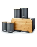 Tower Scandi 5 Piece Storage Set Grey