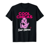 Cool Chicas Leer Libros, Cute Book Reader Woman Library T-Shirt