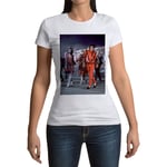 T-Shirt Femme Col Rond Michael Jackson Thriller Chanteur Pop Star Celebrite