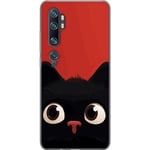 Xiaomi Mi Note 10 Pro Gennemsigtigt Telefoncover Busig Katt