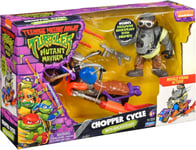 Teenage Mutant Ninja Turtles Mutant Mayhem - Chopper Cycle with Rocksteady