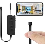 Caméra Espion Cachée Mini WiFi 1080P HD avec App/Détection de Mouvement Caméras de Surveillance pour Intérieur/Maison (Noir)