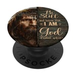 Stunning Face The Face Of Jesus Crown Of Thorn Be Still And PopSockets Swappable PopGrip