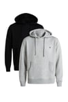 French Connection Mens 2 Pack Cotton Blend Hoodies - Multicolour - Size Large