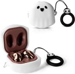 Coque Pour Samsung Galaxy Buds2 Pro (2022) /Galaxy Buds 2 (2021) /Galaxy Buds Pro (2021) /Galaxy Buds Live (2020), Coque En Silicone De Dessin Animé Avec Porte-Clés Pour Écouteurs [CAS314526]