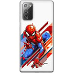 ERT GROUP mobile phone case for Samsung GALAXY NOTE 20 original and officially Licensed Marvel pattern Spider Man 023 optimally adapted to the shape of the mobile phone, case made of TPU