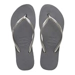 Havaianas Women's Flip-Flop, Grey Steel Grey 5178, 1/2 UK