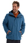 Killtec Xenios Funktionsjacke mit abzippbarer Kapuze Homme Bleu Jean FR : M (Taille Fabricant : M)