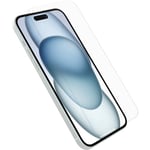 Otterbox Protecteur d'écran Premium Glass pour iPhone 15 Plus, Verre trempé, protection avancée anti-rayures, résiste aux chutes jusqu'à 0,9 m, Livré Sans Emballage