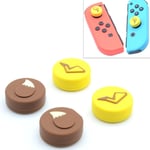 Joy-Con Thumb Grip for Nintendo Switch / Switch Lite, 4-pakning - Pokémon