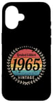 Coque pour iPhone 16 Véritable design d'anniversaire vintage en édition limitée 1965