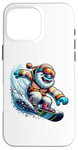 iPhone 16 Pro Max Cooler Yeti Snowboard Fun In Winter Case