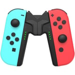 Nintendo Switch/OLED laddningshandtag för Joy Con, joystick laddning komfort V-formad spel