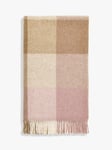 Bronte by Moon British Wool Block Check Throw