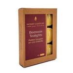 Beeswax Tea Lights 6 Count By Honey Candle Co