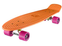 Ridge Skateboard 69 cm 27 "Nickel Cruiser Rétro entièrement montée Orange/Pink 69 cm