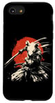 iPhone SE (2020) / 7 / 8 Samurai Mouse Japanese Warrior with Katana Sword Case