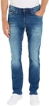 Tommy Jeans Scanton Slim WMBS DM0DM09549 Pantalons en Jean, Bleu (Wilson Mid Blue Stretch), 34W / 34L Homme