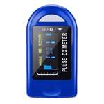 Fingertip Blood Oxygen Detector Index Detector Digital Display Accurate Measurement with LED Screen Digital Readings,Read in 5s,SpO2 & PR & Pulse Wave,LED Display for Adult and Kids (Blue)