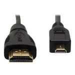 HDMI Micro for Samsung Smart MV900F Digital Camera Black Data Cable with Length