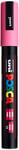 Uni-Ball 182528 - POSCA marker met medium ronde punt, roze, 1 stuk